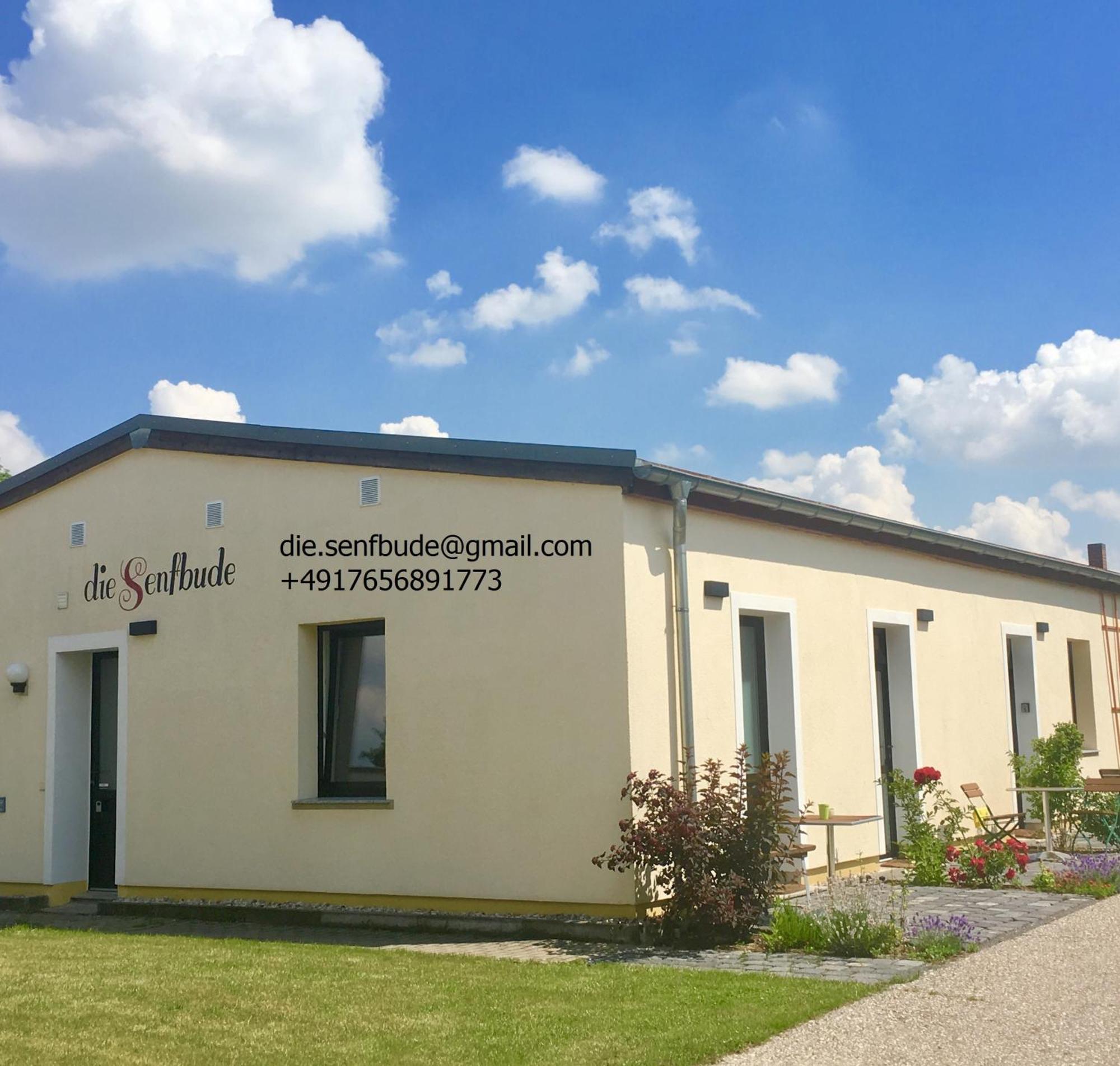 Die Senfbude - Wunderschoene Apartments Fuer 4 Personen Mit Terrasse & Stellplatz Leipzig Buitenkant foto